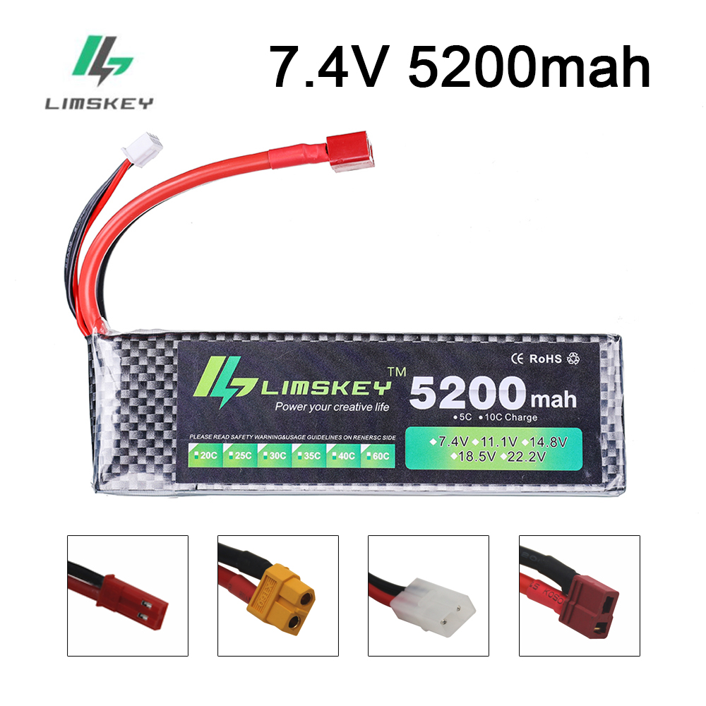 Hobby Rc Quadcopters & Multirotors - Limskey Power batería 7,4 V 5200mAh