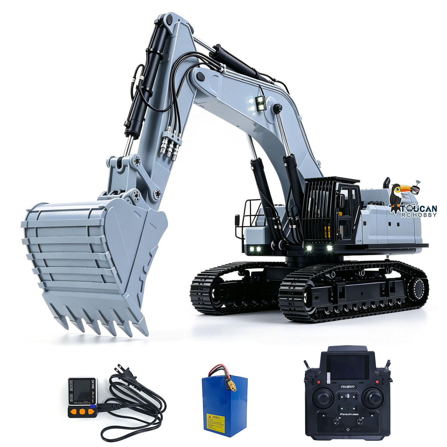 Rc Excavator Hobby - Excavadora Hidráulica RC 1/12395F, Modelo de