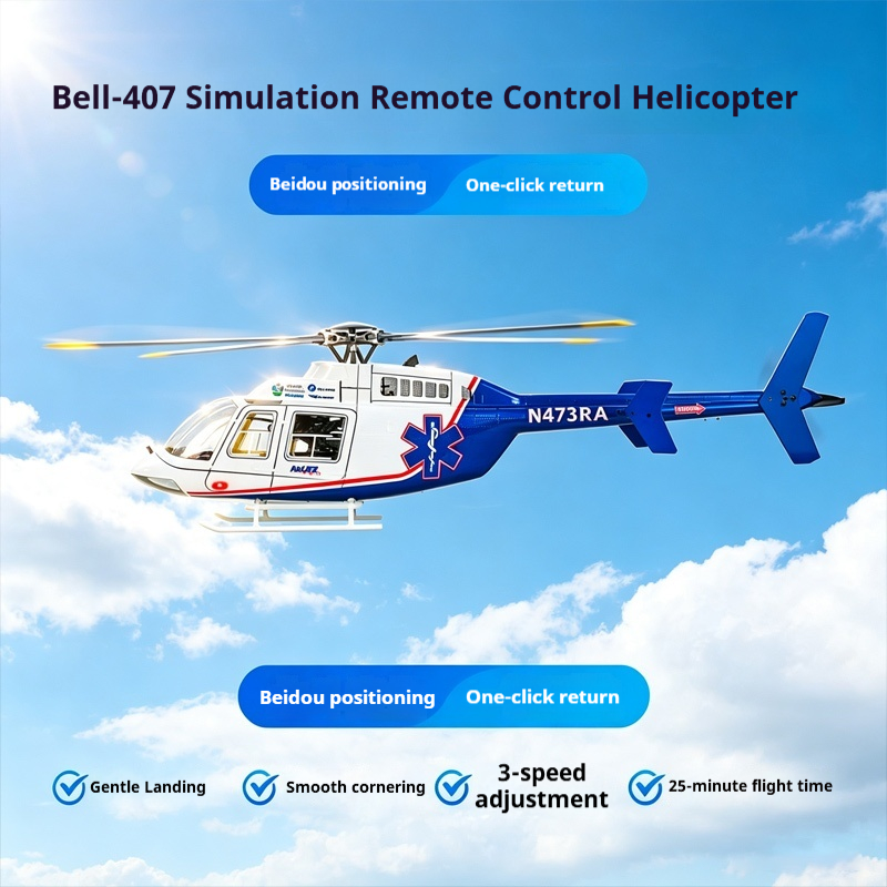 Rc Hobby Experts - Helicóptero RC de simulación a escala