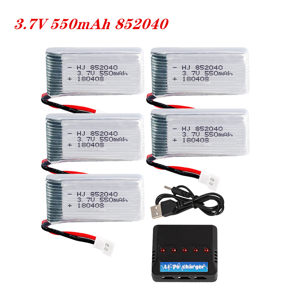 Hobby Rc Quadcopters & Multirotors - Batería Lipo 3.7V 550mAh 25C 852040