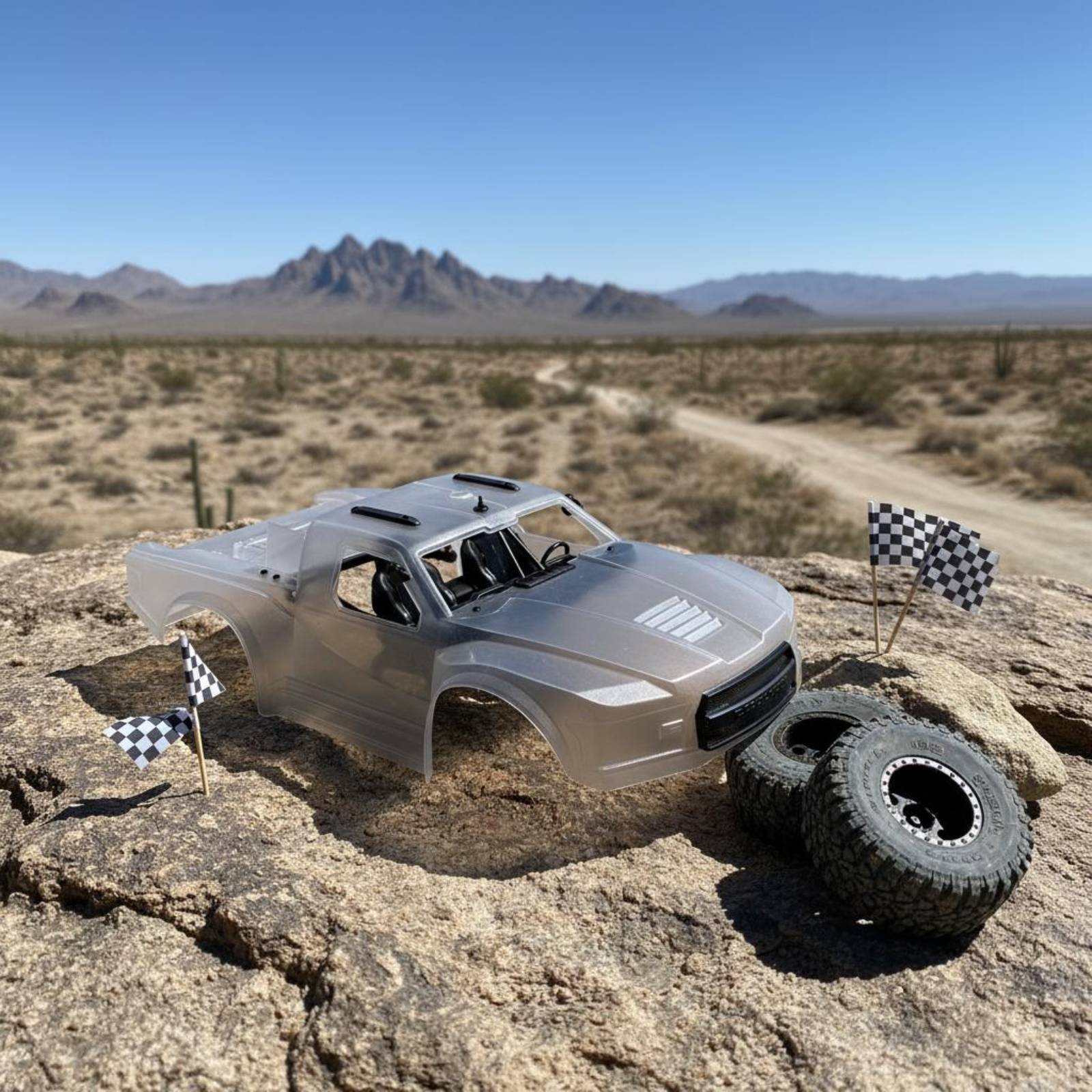 Body Shell Rc - Carcasa de Camioneta RC 1:10, Fácil