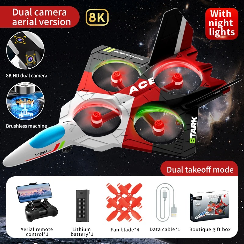 Rc Hobby Experts - Avión aerodinámico a Control remoto, 2,4G,