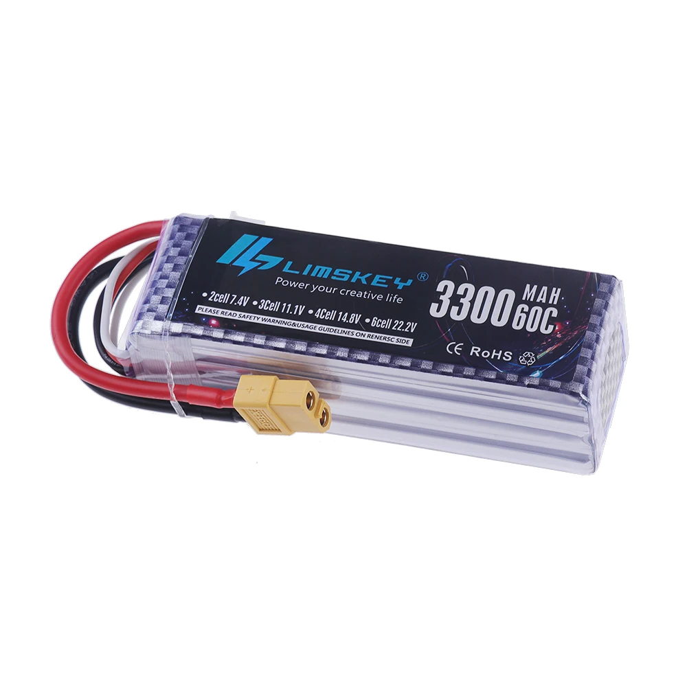 Batería LiPo 4S 14.8V 3300mAh  - Hobby Rc Quadcopters & Multirotors reseña y precio