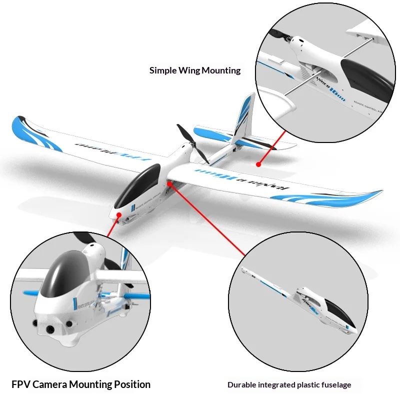 Avión Eléctrico RC VOLANTEXRC  - Rc Hobby Experts reseña y precio