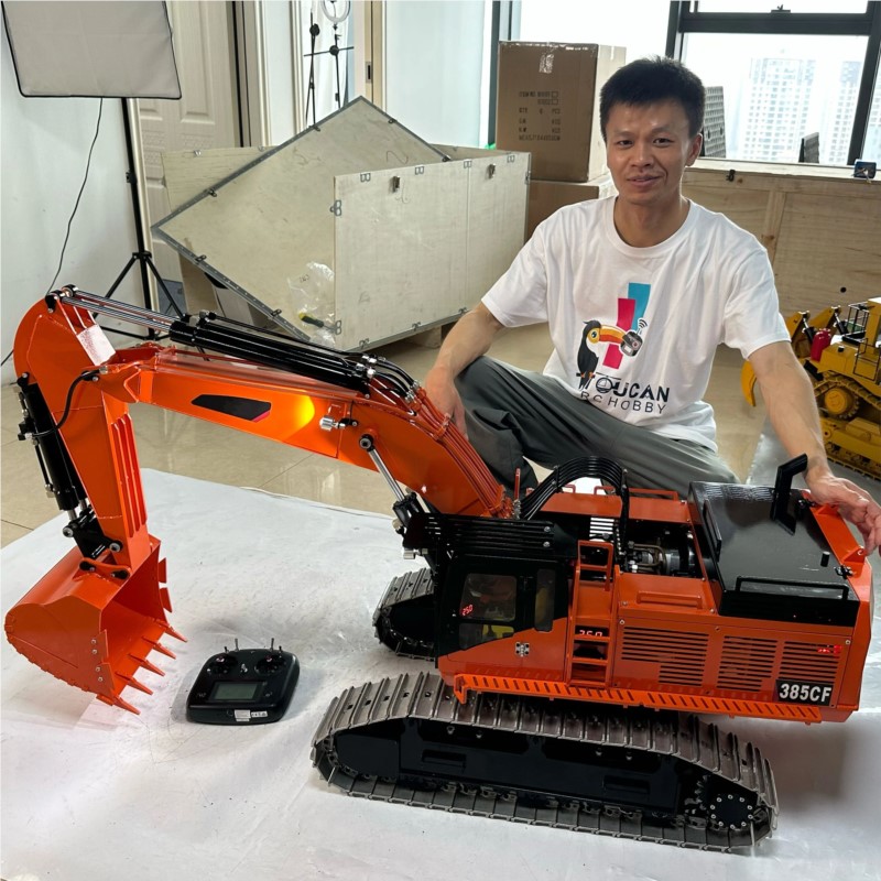 Excavadora Gigante RC 385CF de - Rc Excavator Hobby reseña y precio