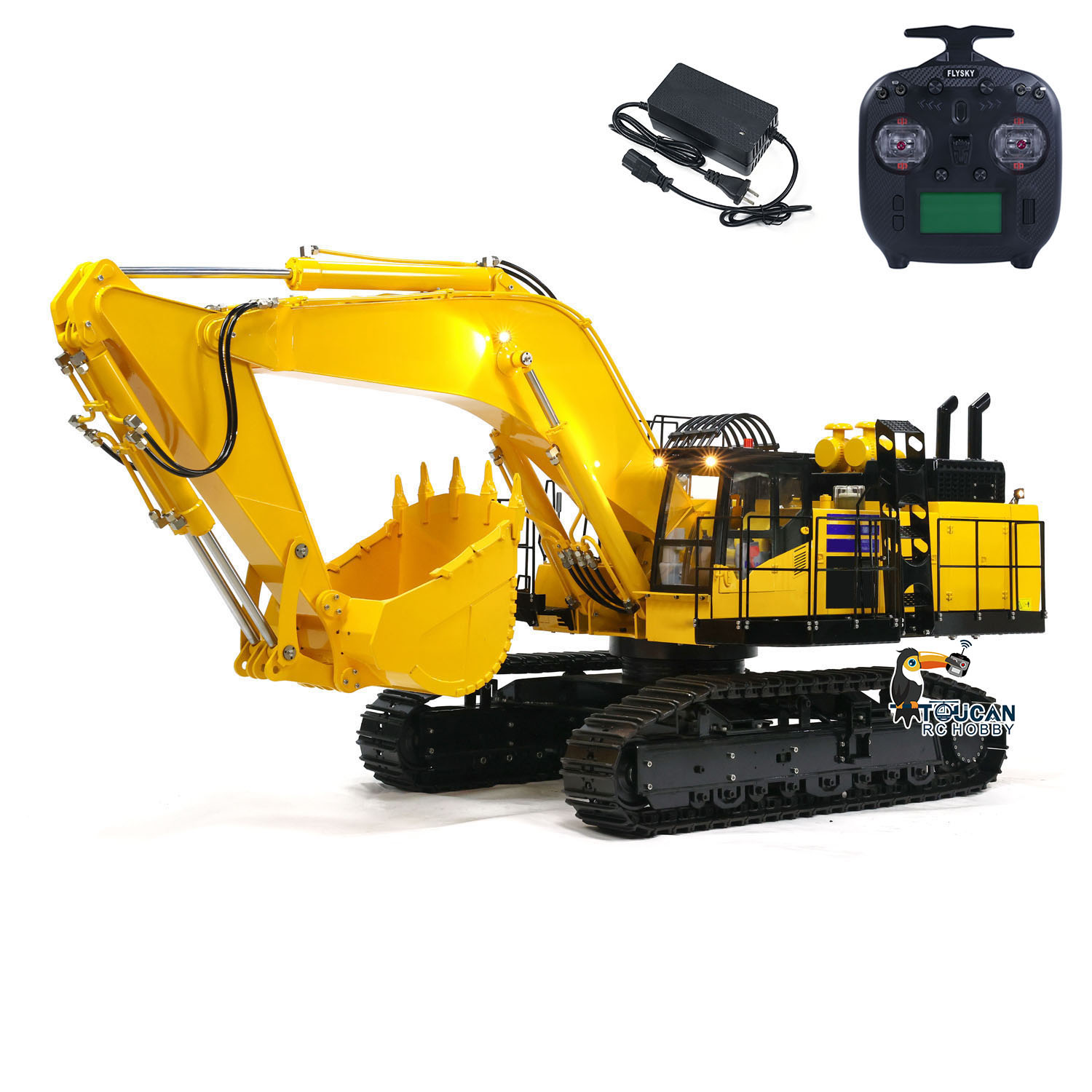 Excavadora hidráulica RC a esc - Rc Excavator Hobby reseña y precio