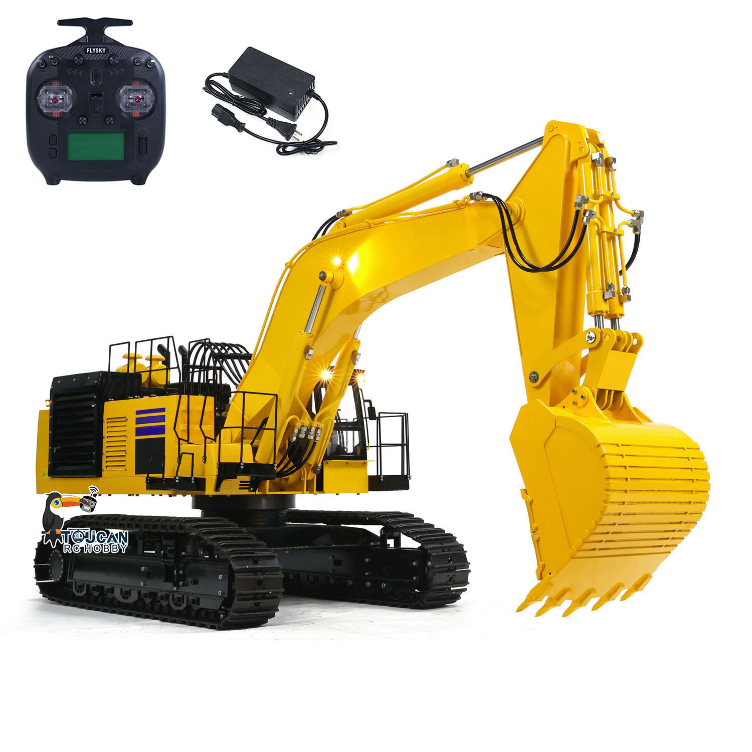 Excavadora hidráulica RC a esc - Rc Excavator Hobby reseña y precio