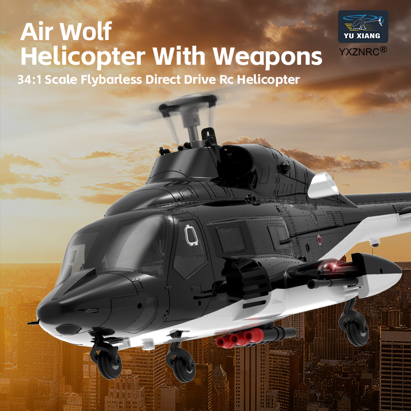Helicóptero RC Yuxiang F02 Ver - Rc Hobby Airwolf reseña y precio
