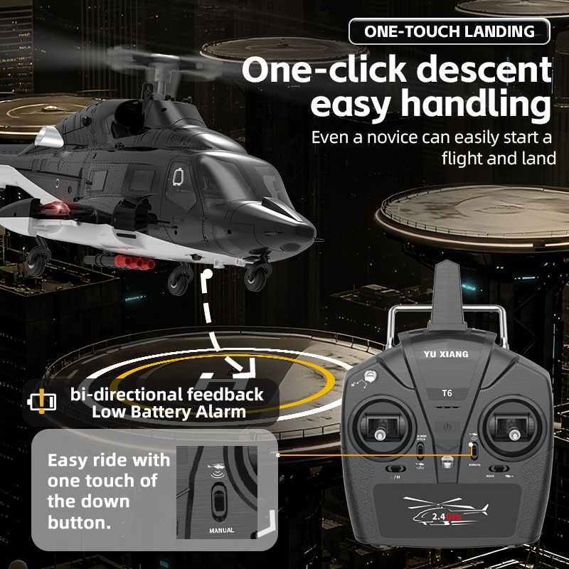 Helicóptero RC Yuxiang F02 Ver - Rc Hobby Airwolf reseña y precio