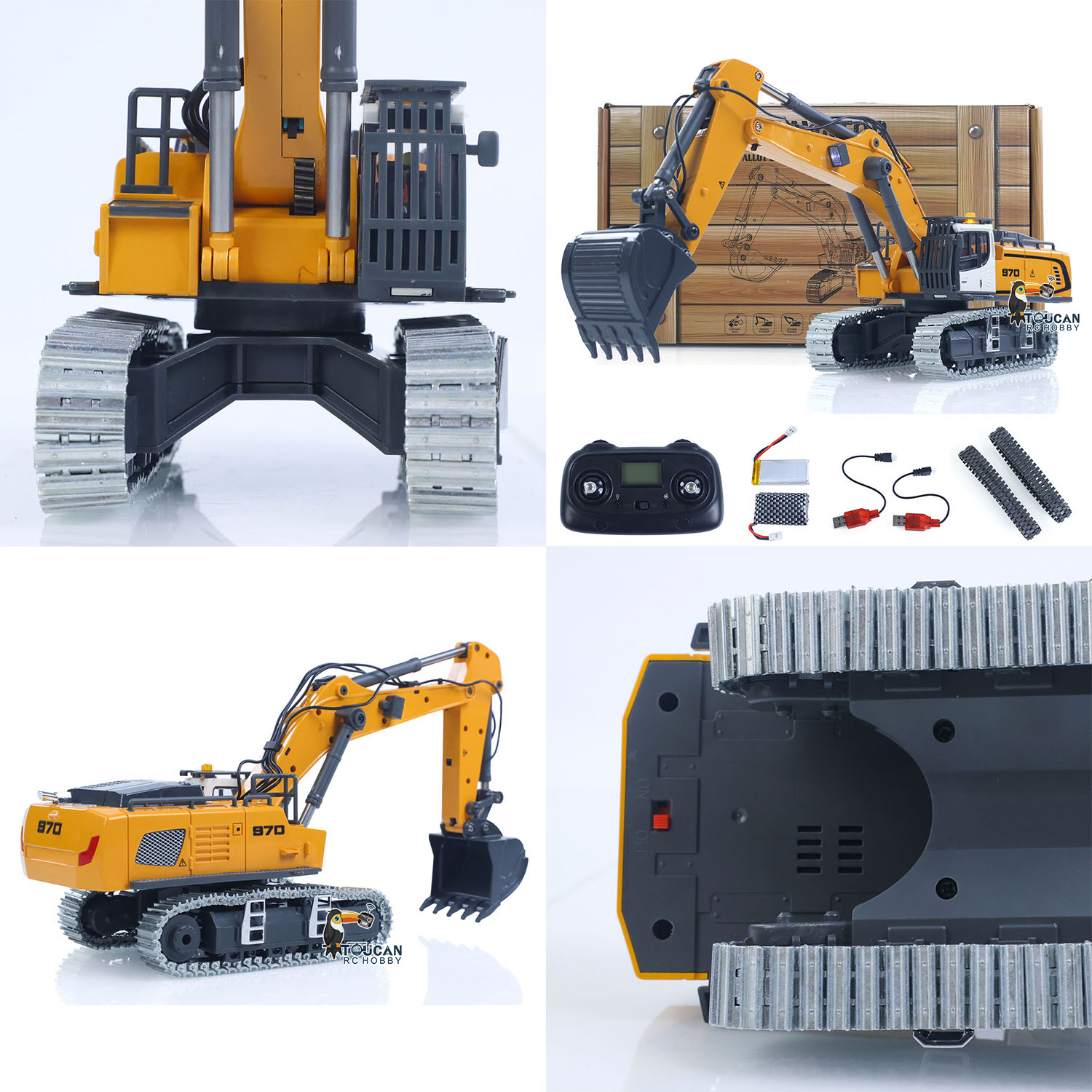 Regalo Mini 1/50 RTR 970 RC ex - Rc Excavator Hobby reseña y precio