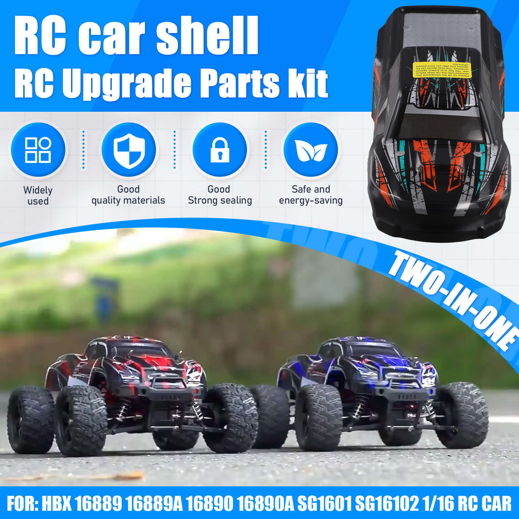 L79A HBX 16889 16889A 16890 16 - Body Shell Rc reseña y precio
