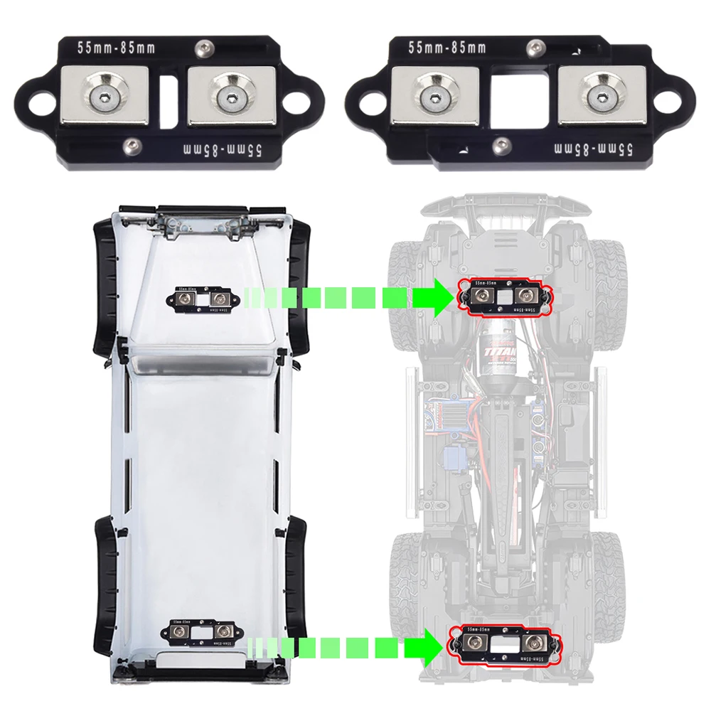 4 Uds 55-85mm postes magnético - Body Shell Rc reseña y precio