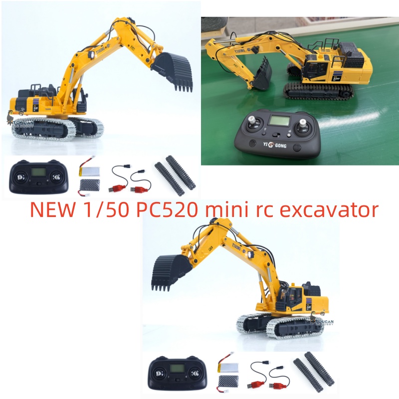 Mini Excavadora RC 1/50 PC520, - Rc Excavator Hobby reseña y precio