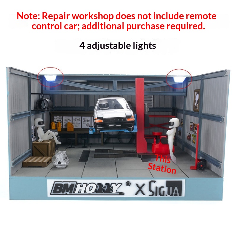 BM HOBBY - Maqueta de Taller d - Rc Hobby Workshop reseña y precio
