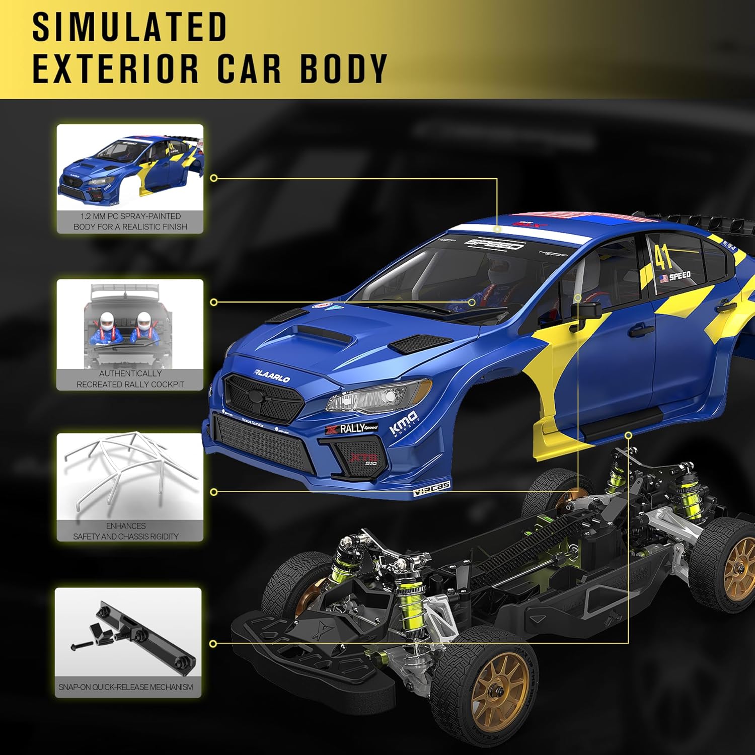 Coche RC sin escobillas a esca - Body Shell Rc reseña y precio