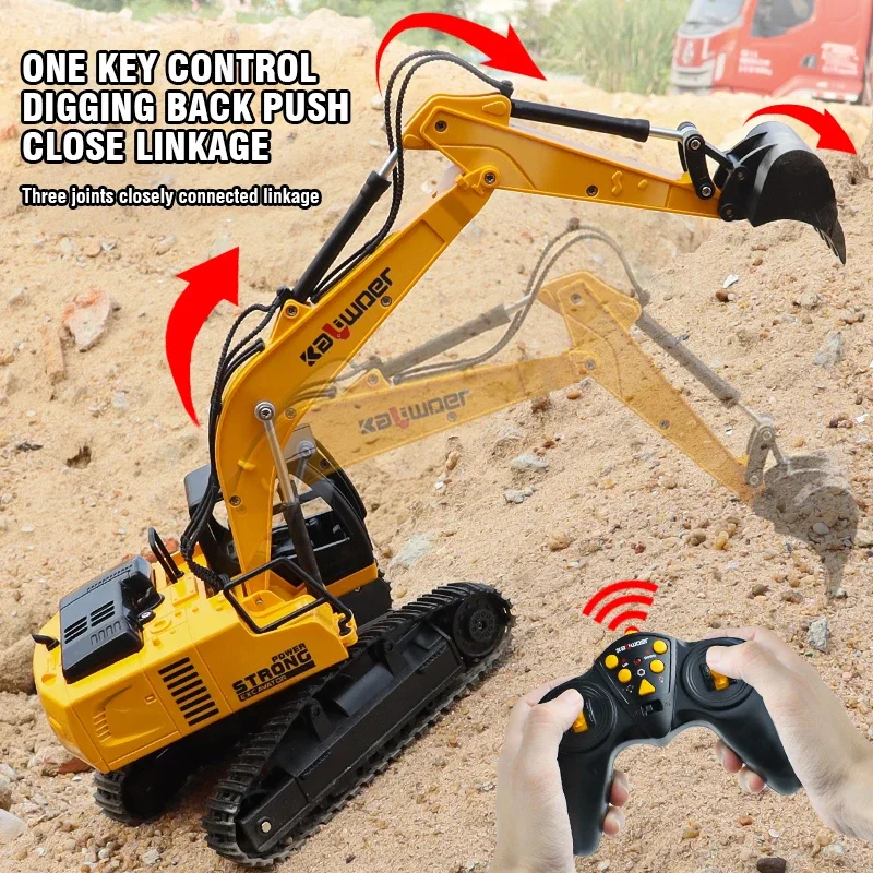 Huina Rc excavadora 1/24 9Ch c - Rc Excavator Hobby reseña y precio
