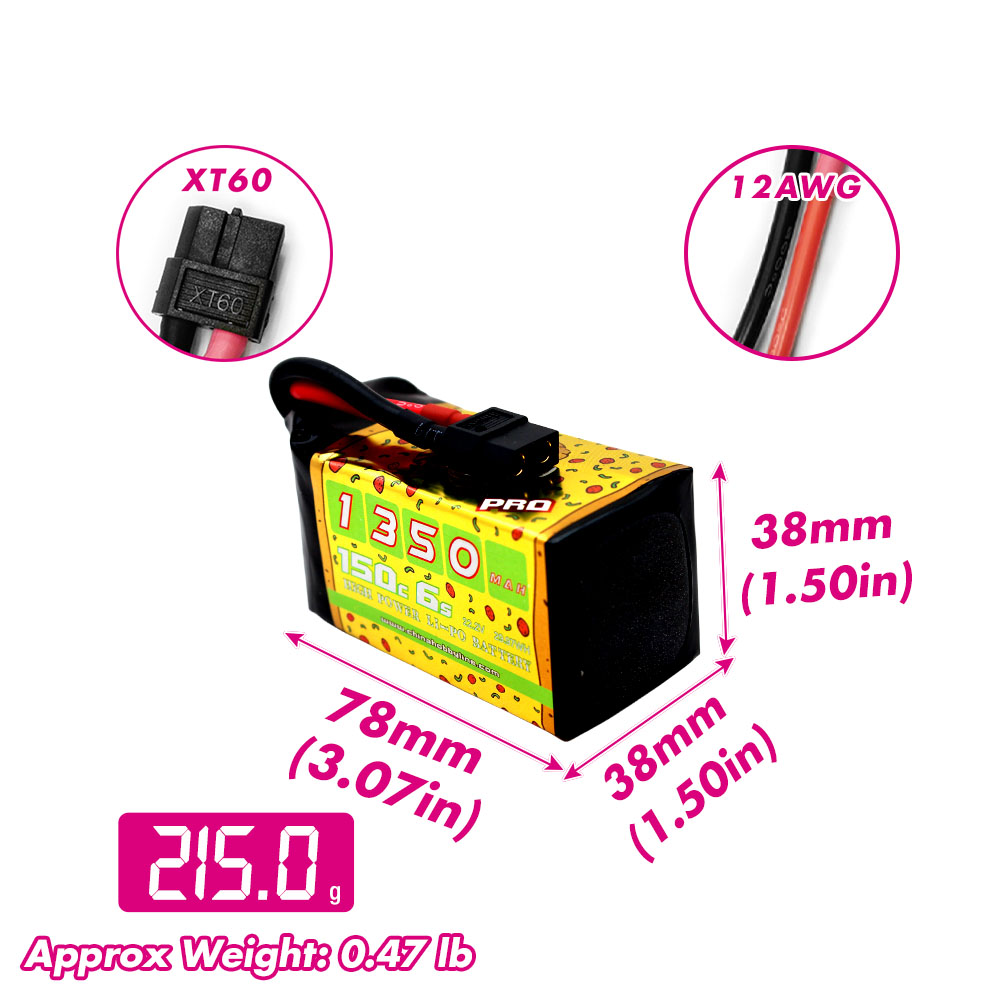 2 Baterías Lipo CNHL 6S 22.2V  - Hobby Rc Quadcopters & Multirotors reseña y precio