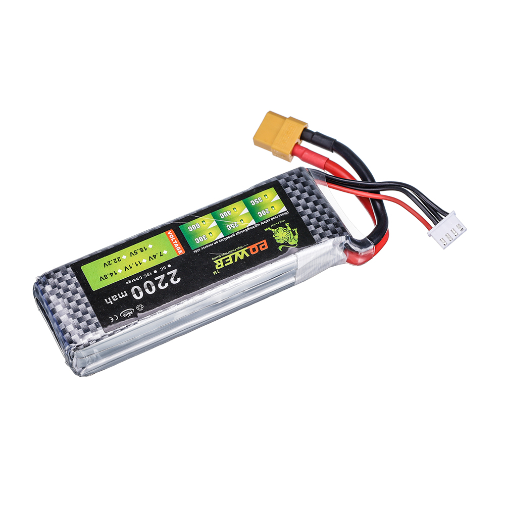 Batería Lipo 3S 11.1V 2200mAh  - Hobby Rc Quadcopters & Multirotors reseña y precio