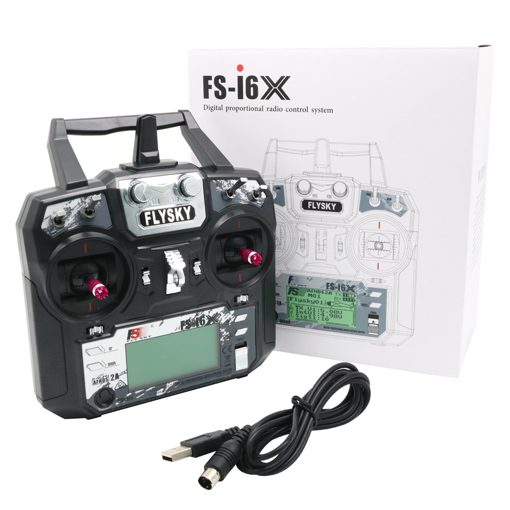 FLYSKY FS-i6X FS i6X 10CH 2,4  - Rc Hobby Shops reseña y precio