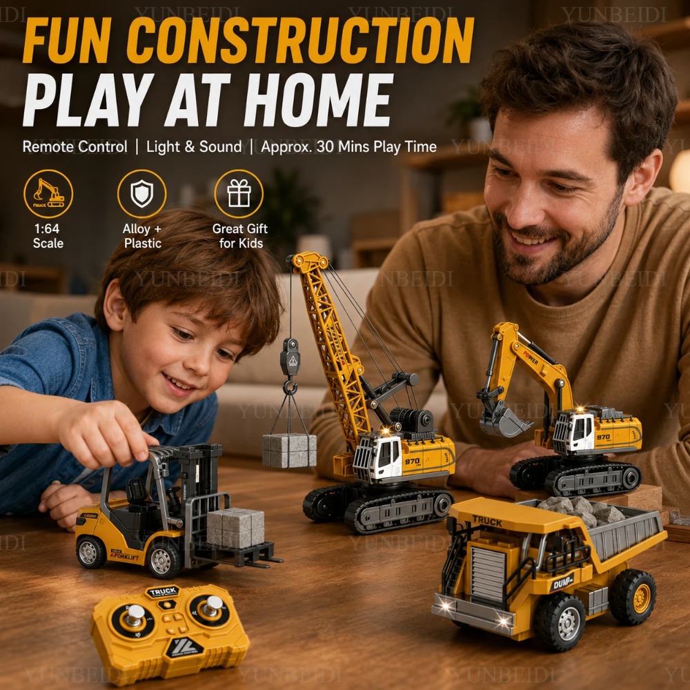 Mini coche de aleación con con - Rc Excavator Hobby reseña y precio