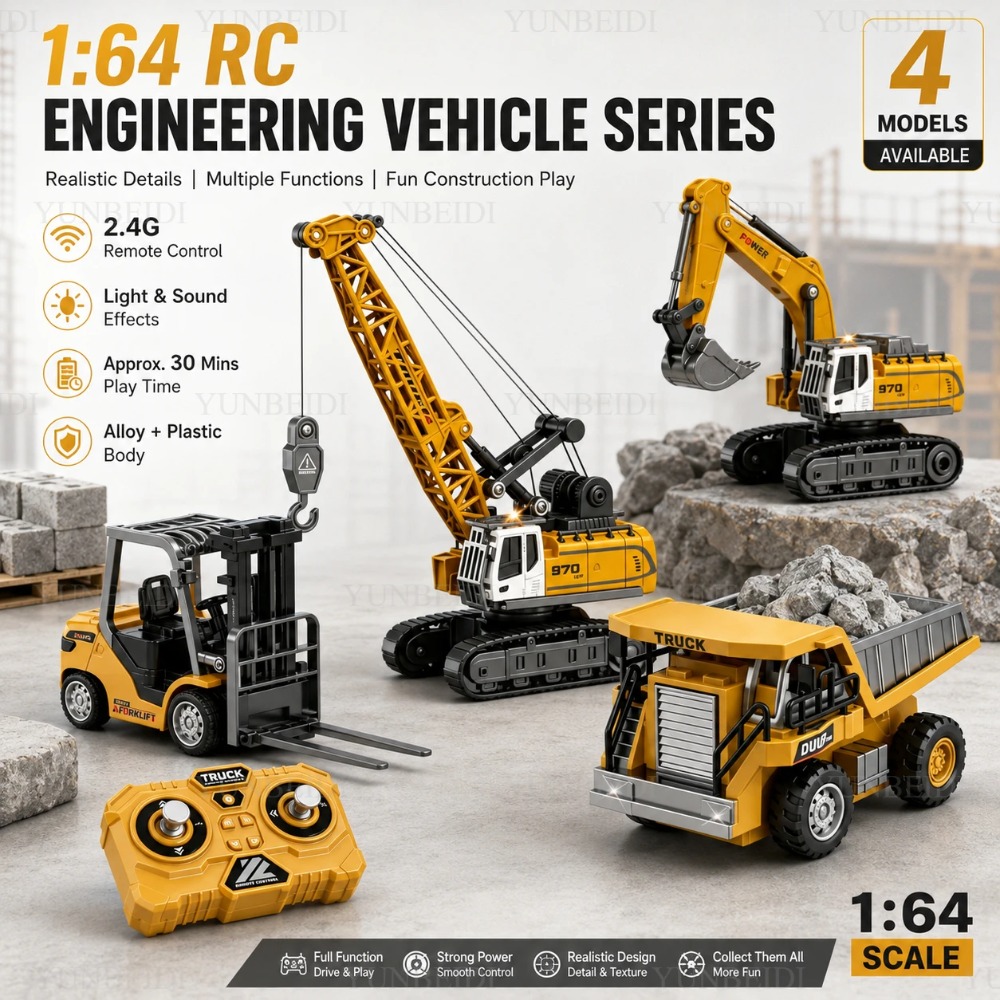 Mini coche de aleación con con - Rc Excavator Hobby reseña y precio
