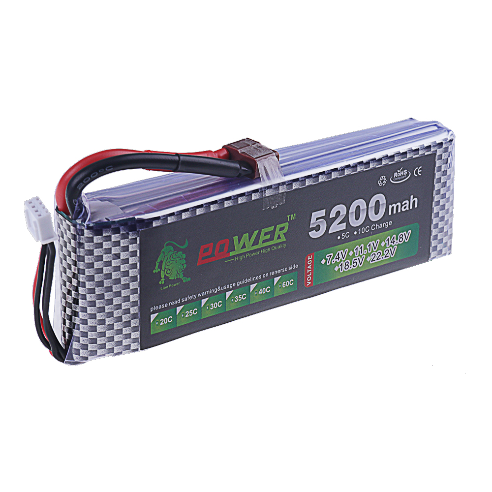 Batería Lipo 3S 11,1 V 5200mah - Hobby Rc Quadcopters & Multirotors reseña y precio