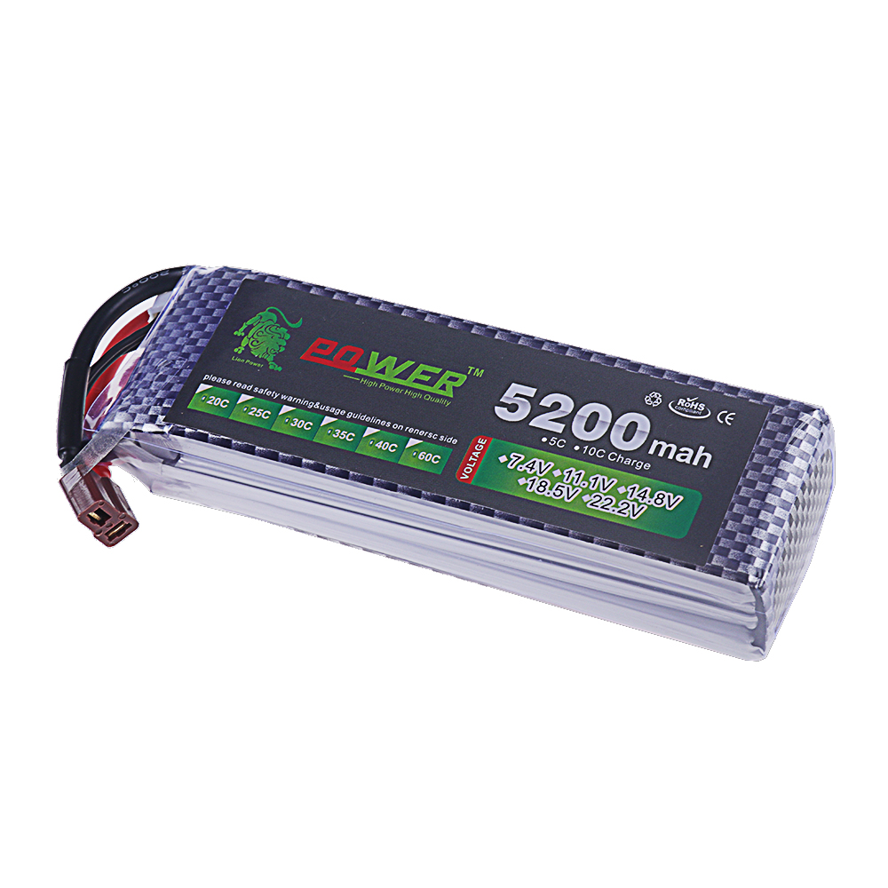 Batería Lipo 3S 11,1 V 5200mah - Hobby Rc Quadcopters & Multirotors reseña y precio